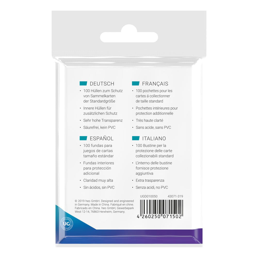 Ultimate Guard Precise-Fit Sleeves (100) - Standard Size
