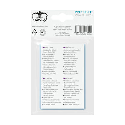 Ultimate Guard Precise Fit Sleeves (100) - Japanese Size